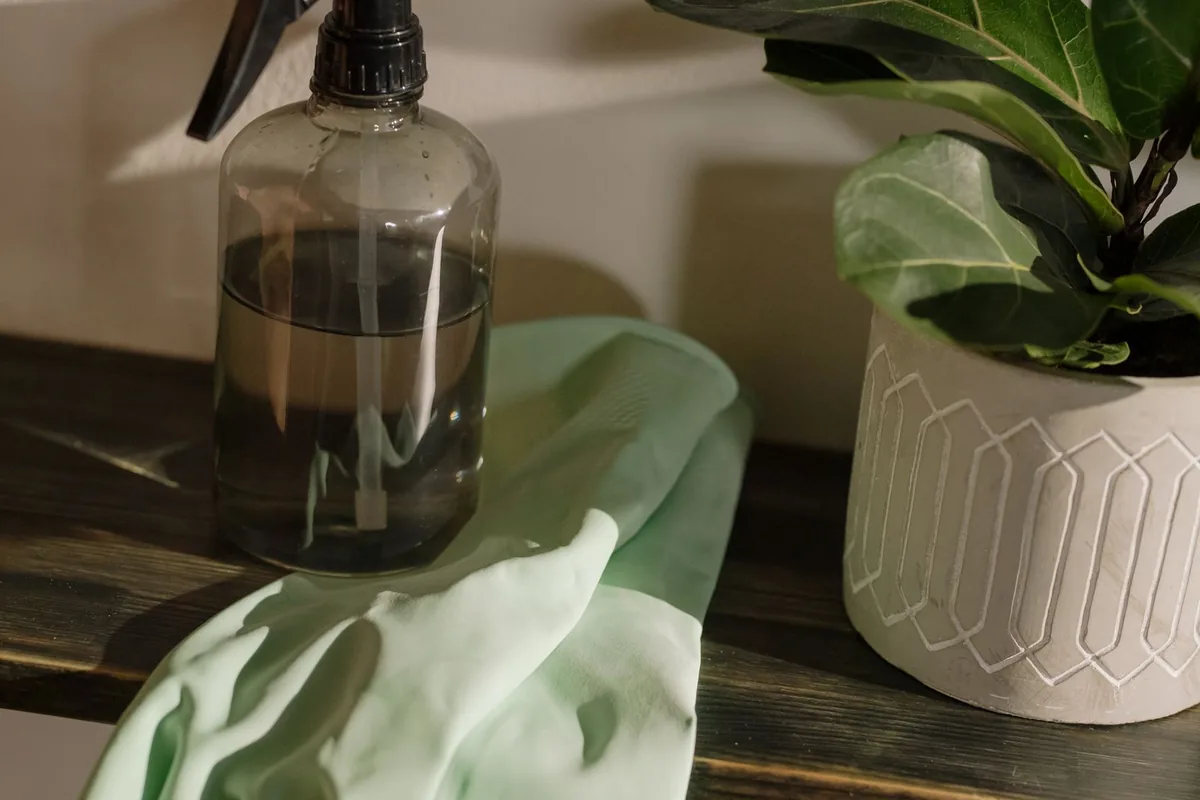Biohazard cleanup technician in protective equipment, Suffolk, VA